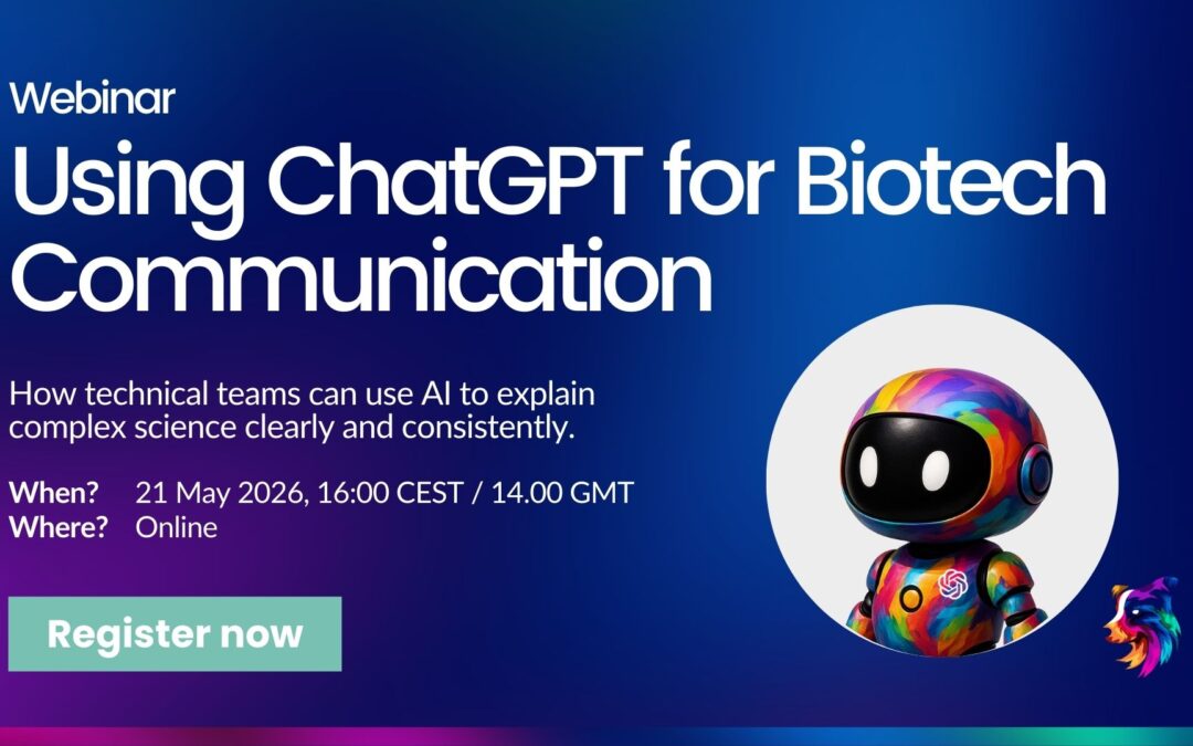 Webinar: Using ChatGPT for Biotech Communication